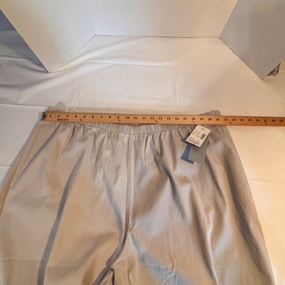 Catherine's Everyday Fit Women's 4X Stretch Cotton Shorts Elastic Waist In Beige - Picture 9 of 12